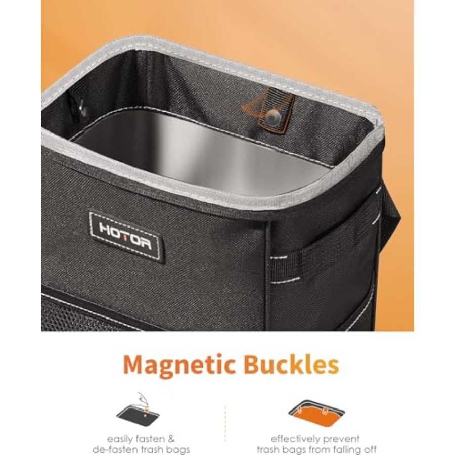 Car Trash Can with Lid and Sto - Waterproof Car Trash Can With Lid recension och pris