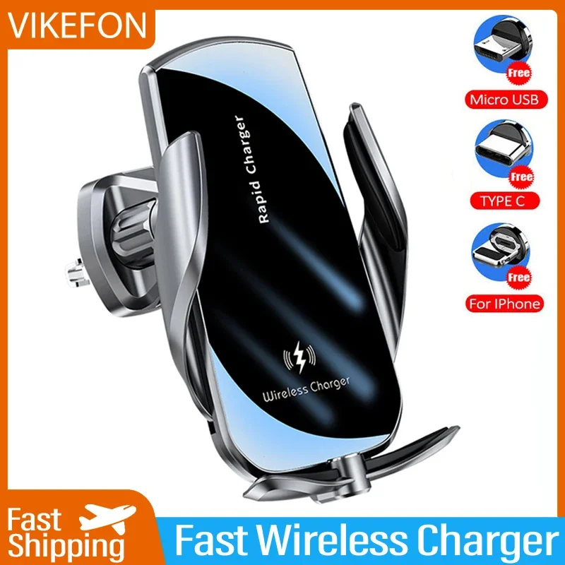 VIKEFON 30W Wireless Chargers  - Wireless Car Charger Mount Fast Charging recension och pris