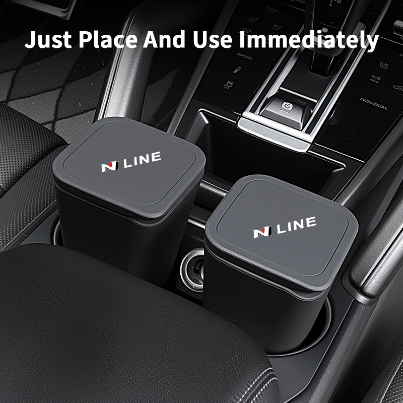 Silicone Car Door Storage Tras - Waterproof Car Trash Can With Lid recension och pris