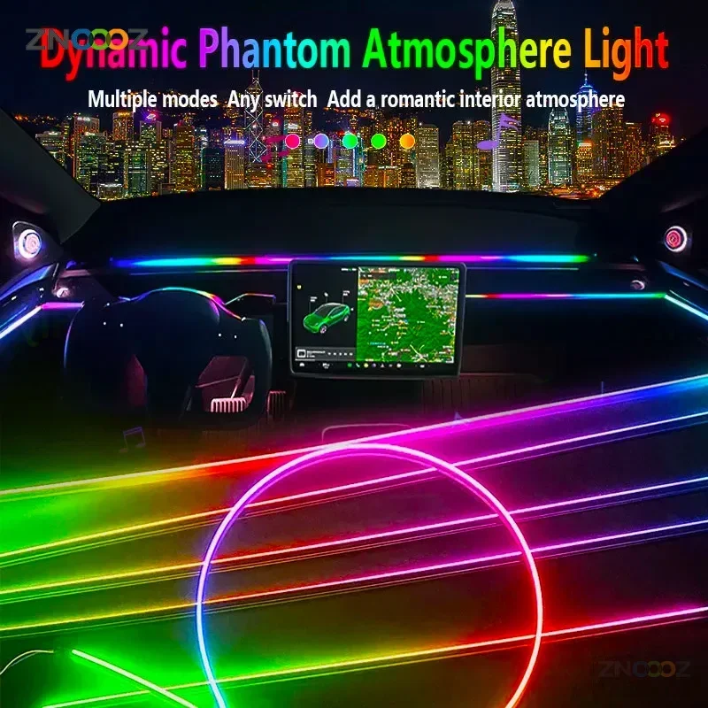 18IN1 Neon Car Interior Ambien - Led Ambient Interior Car Lights App Control recension och pris