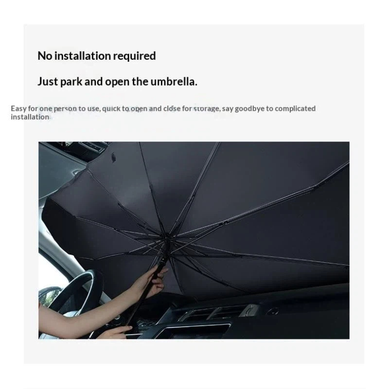 Multi Purpose Convenient Folda - Car Sunshade Windshield Umbrella Foldable recension och pris