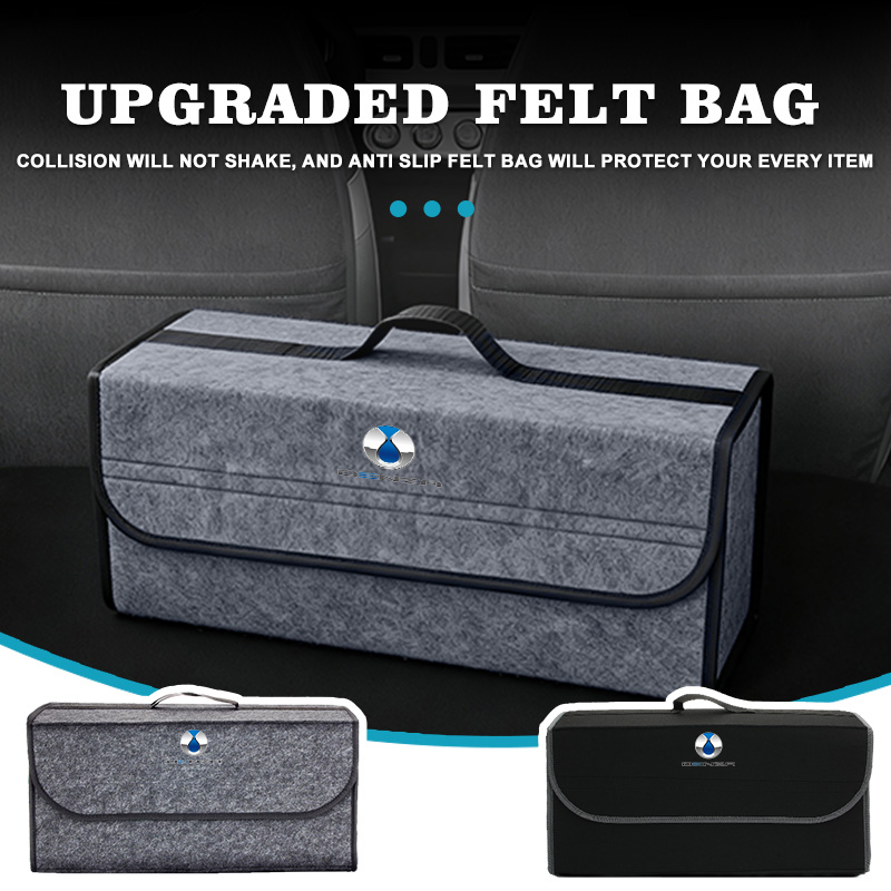 For Denza Foldable Felt Car Tr - Car Trunk Organizer Foldable Storage Box recension och pris