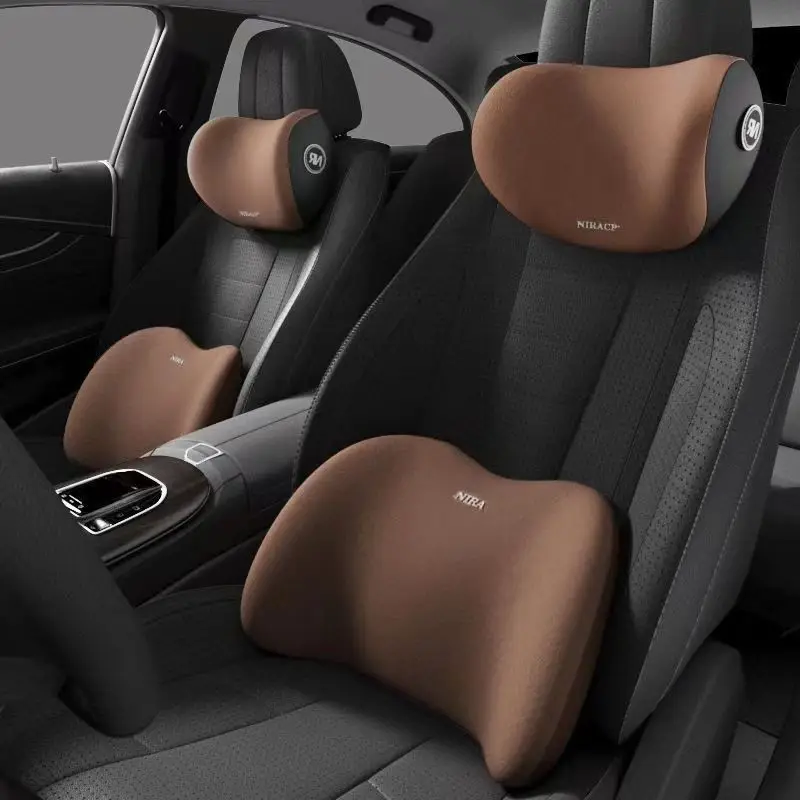 Ergonomic memory foam car seat - Memory Foam Car Neck Pillow Lumbar Support recension och pris