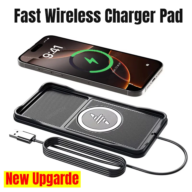 Car Wireless Charger Pad Base  - Wireless Car Charger Mount Fast Charging recension och pris