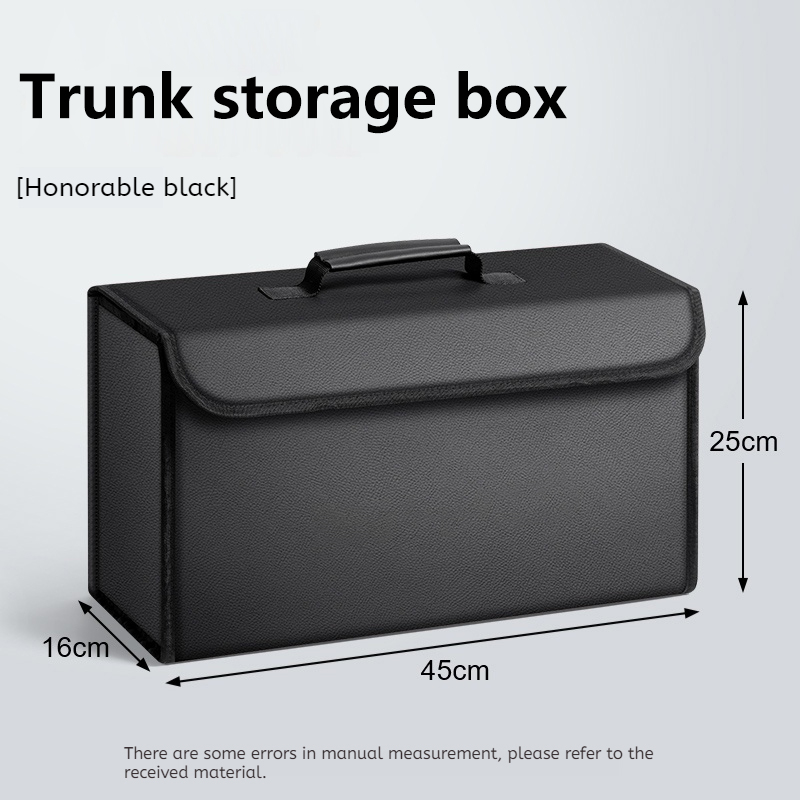 Car Leather Trunk Organizer Fo - Car Trunk Organizer Foldable Storage Box recension och pris
