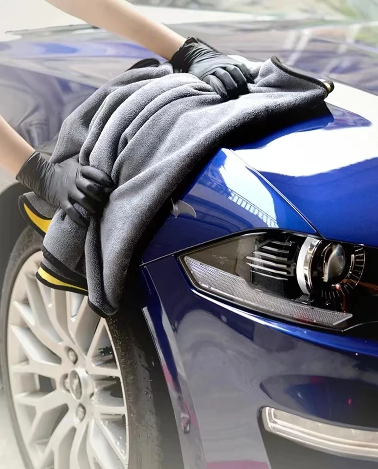 Microfiber Cleaning Towel Supe - Microfiber Car Drying Towel Super Absorbent recension och pris